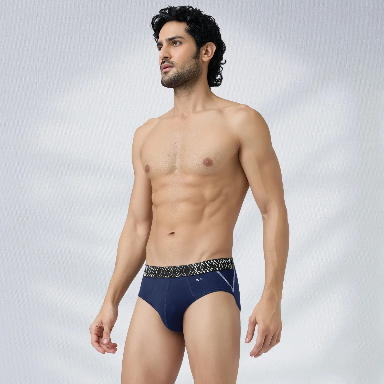 Sprint Cotton Stretch Briefs Midnight Blue - Image 3
