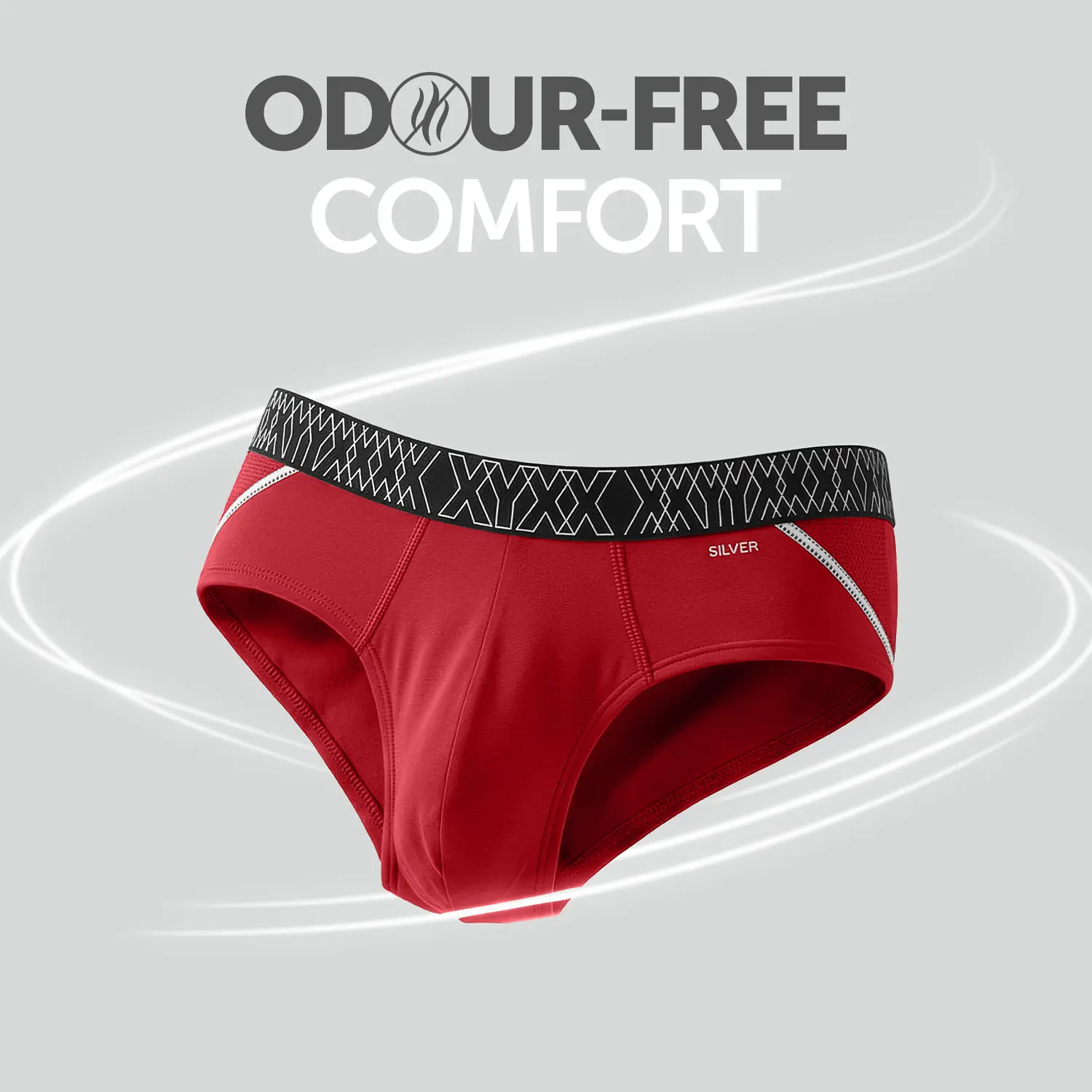 Sprint Cotton Stretch Briefs Rio Red - Image 2