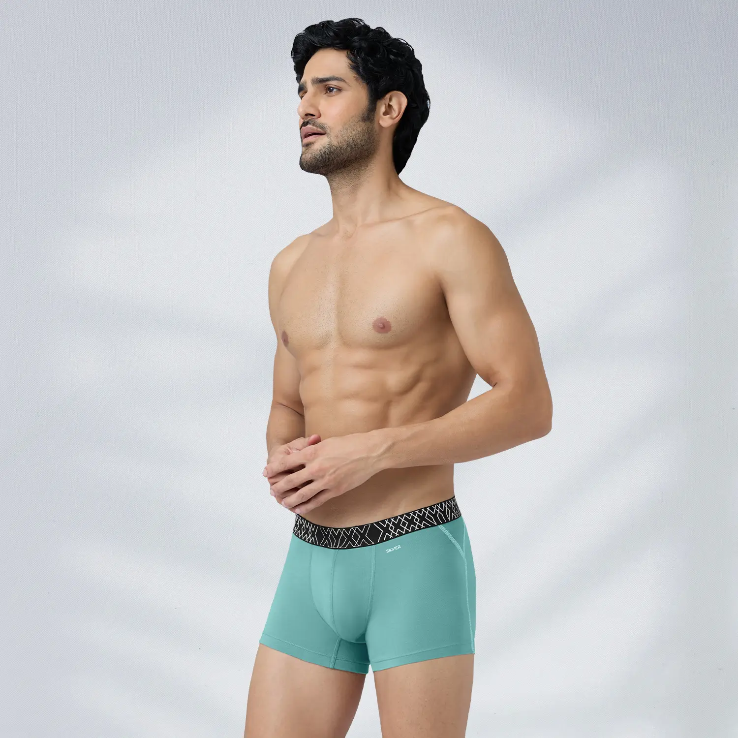 Sprint Cotton Stretch Trunks Atlas Blue - Image 3