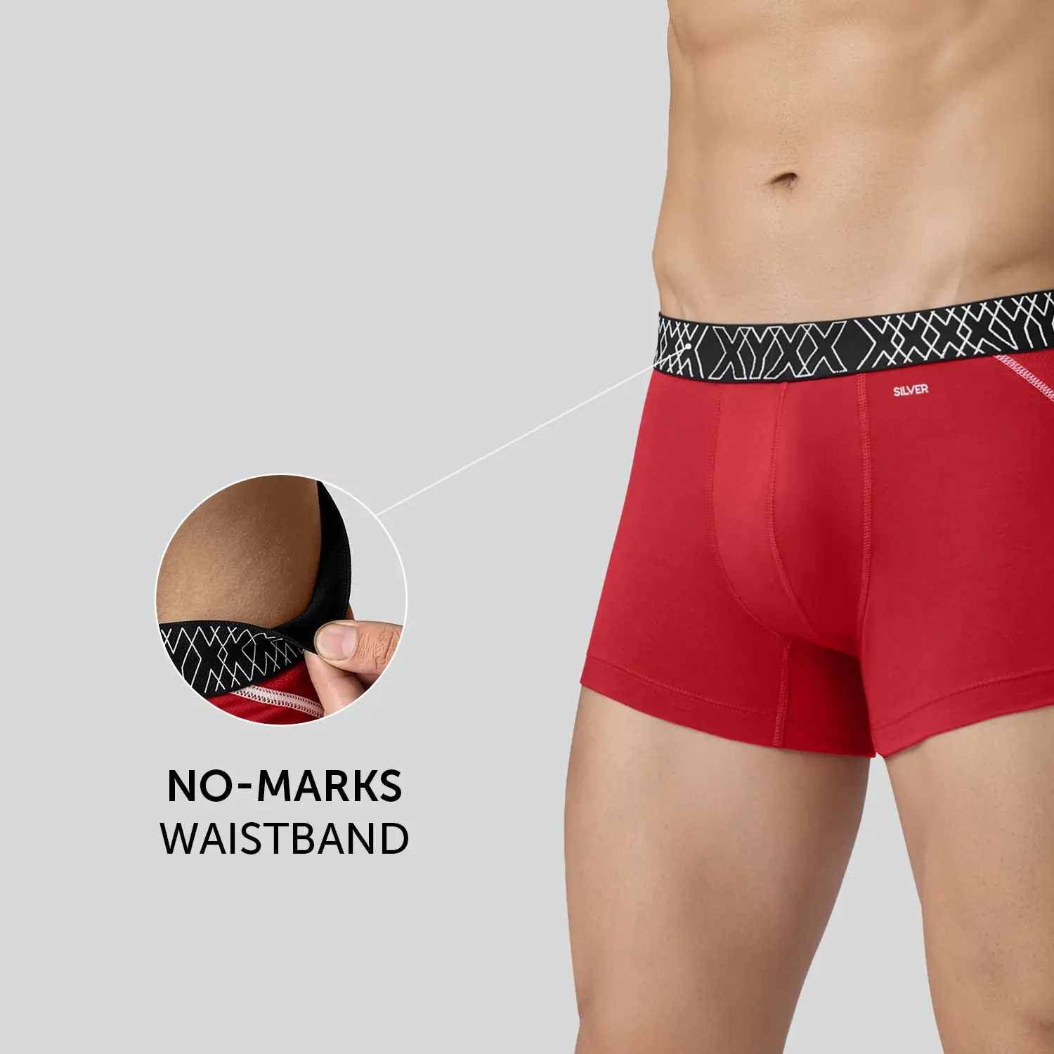 Sprint Cotton Stretch Trunks Rio Red - Image 5