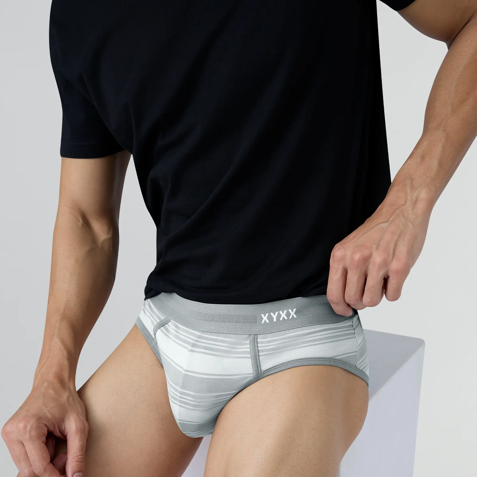 Streax Cotton Stretch Briefs Cloud Grey