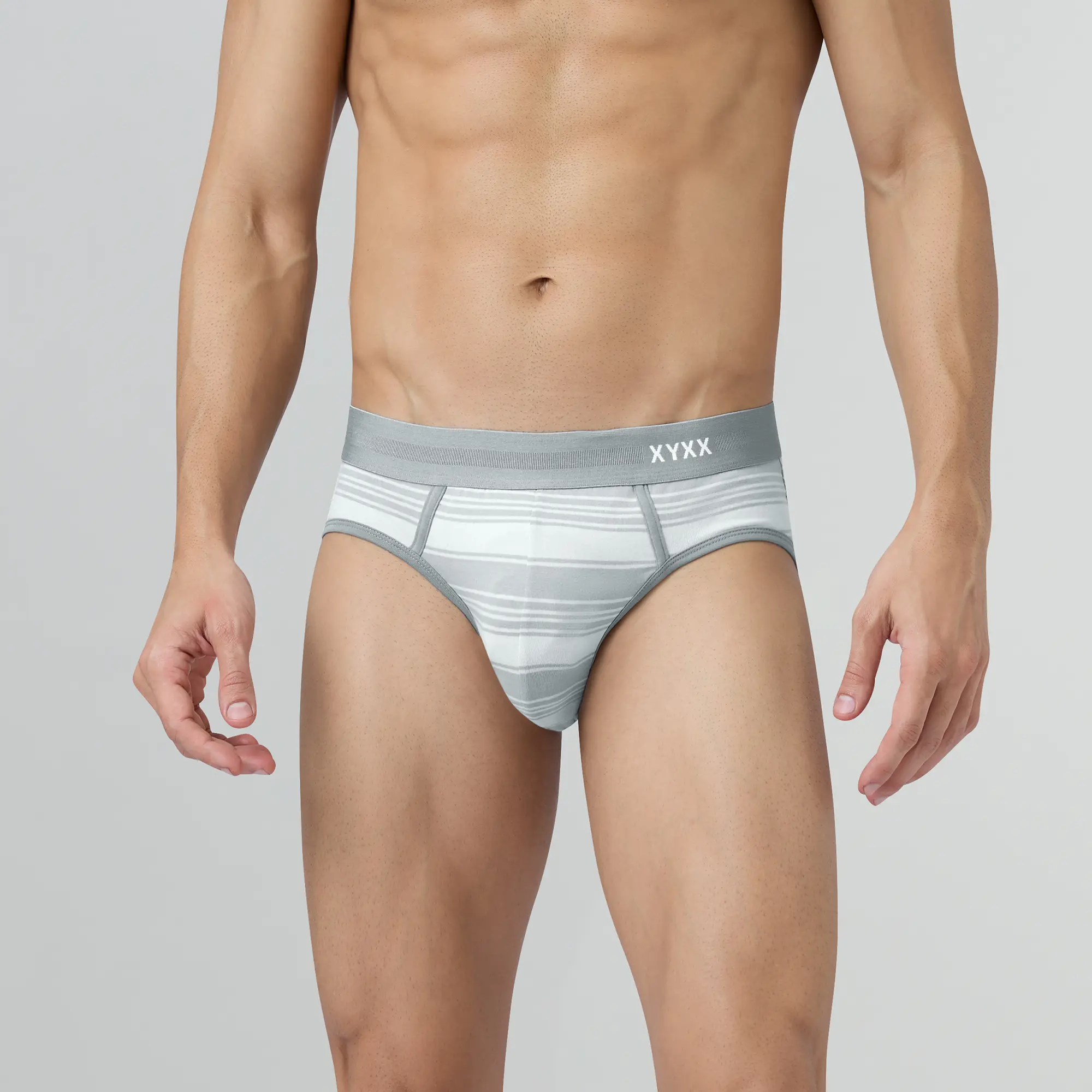 Streax Cotton Stretch Briefs Cloud Grey - Image 2