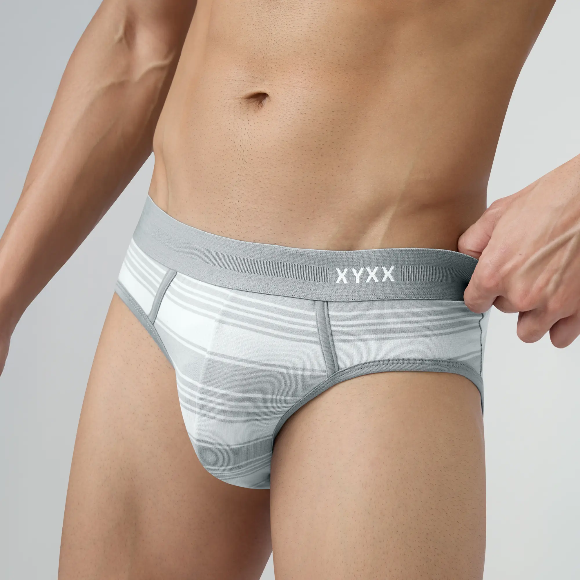 Streax Cotton Stretch Briefs Cloud Grey - Image 6