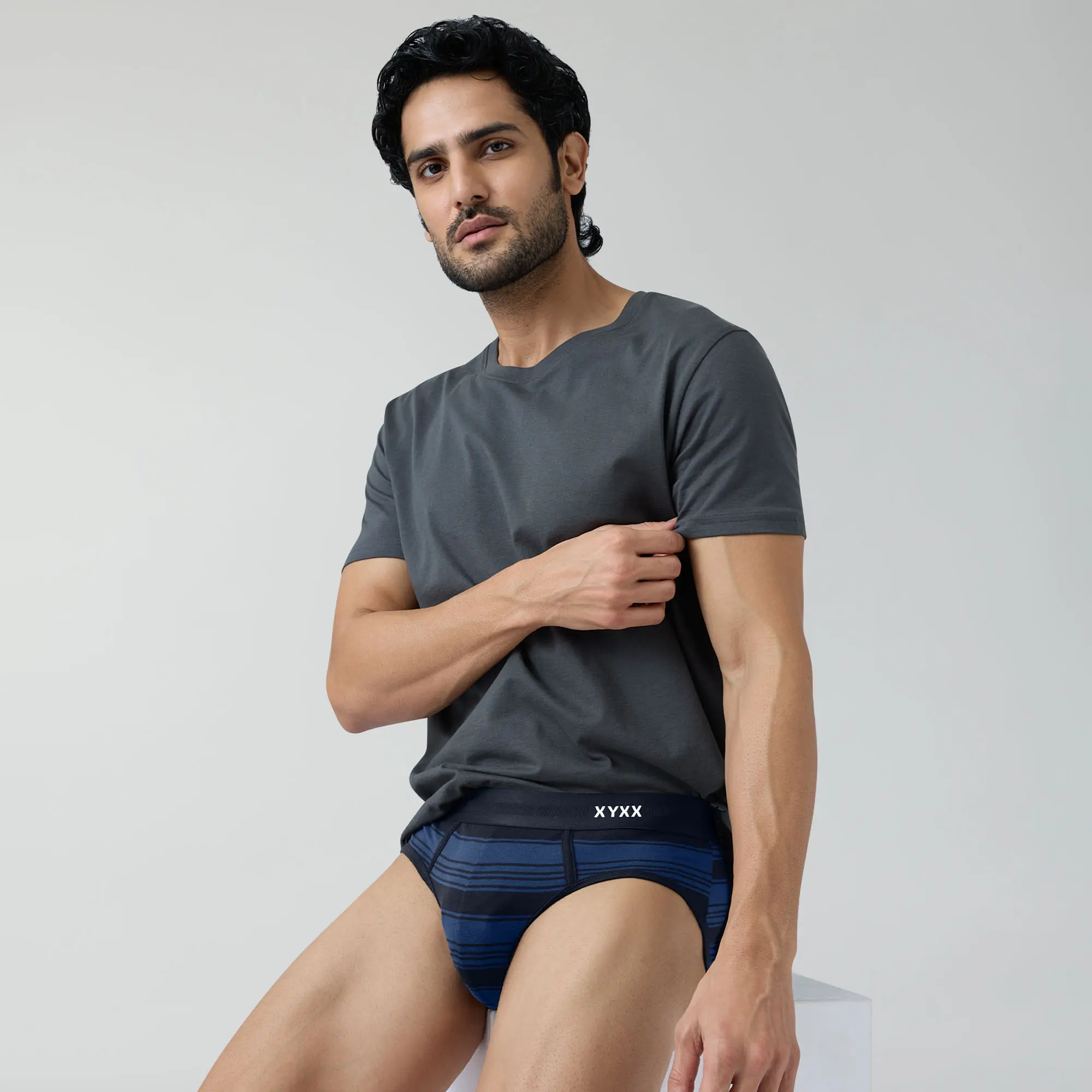 Streax Cotton Stretch Briefs Opal Blue - Image 4