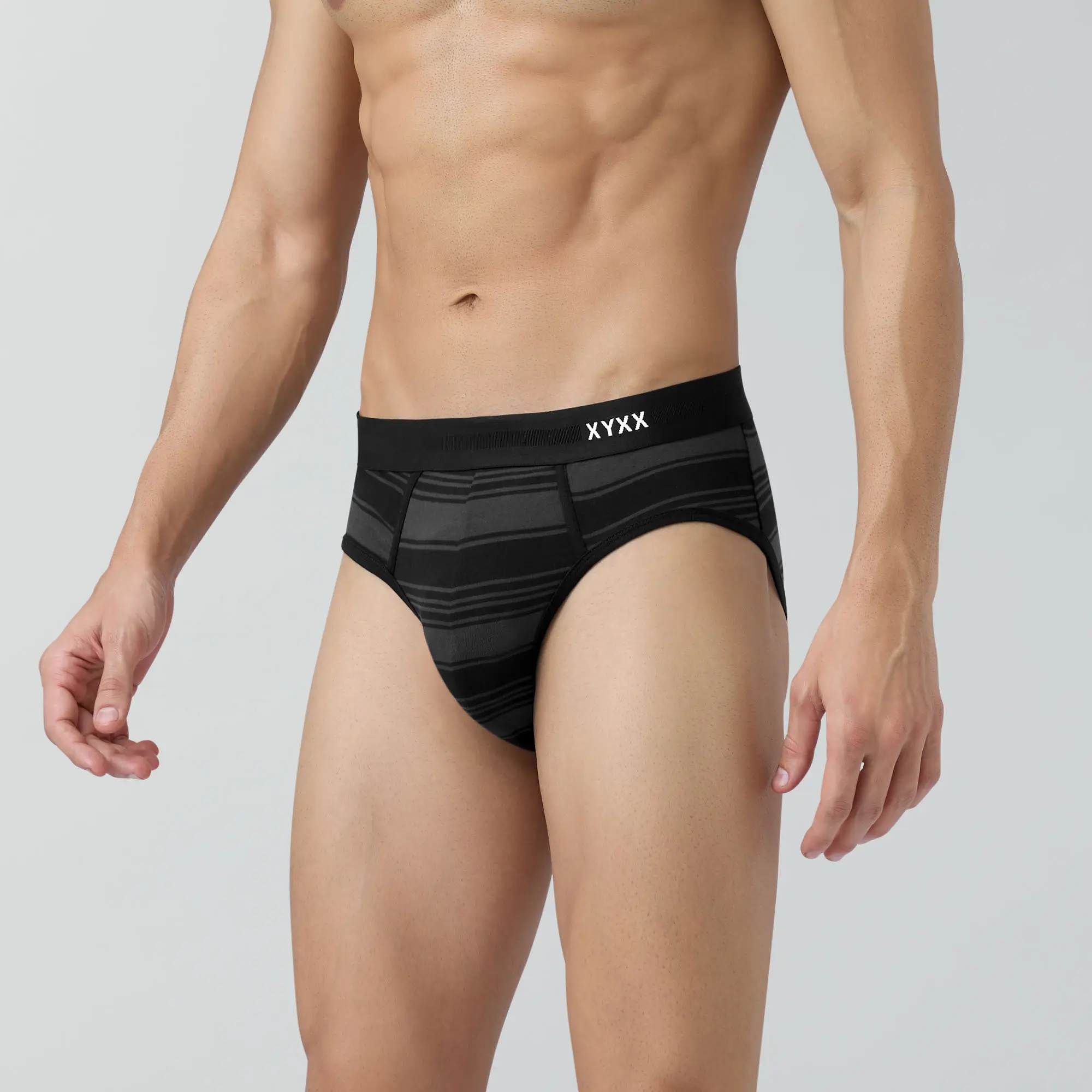 Streax Cotton Stretch Briefs Smoke Black - Image 5