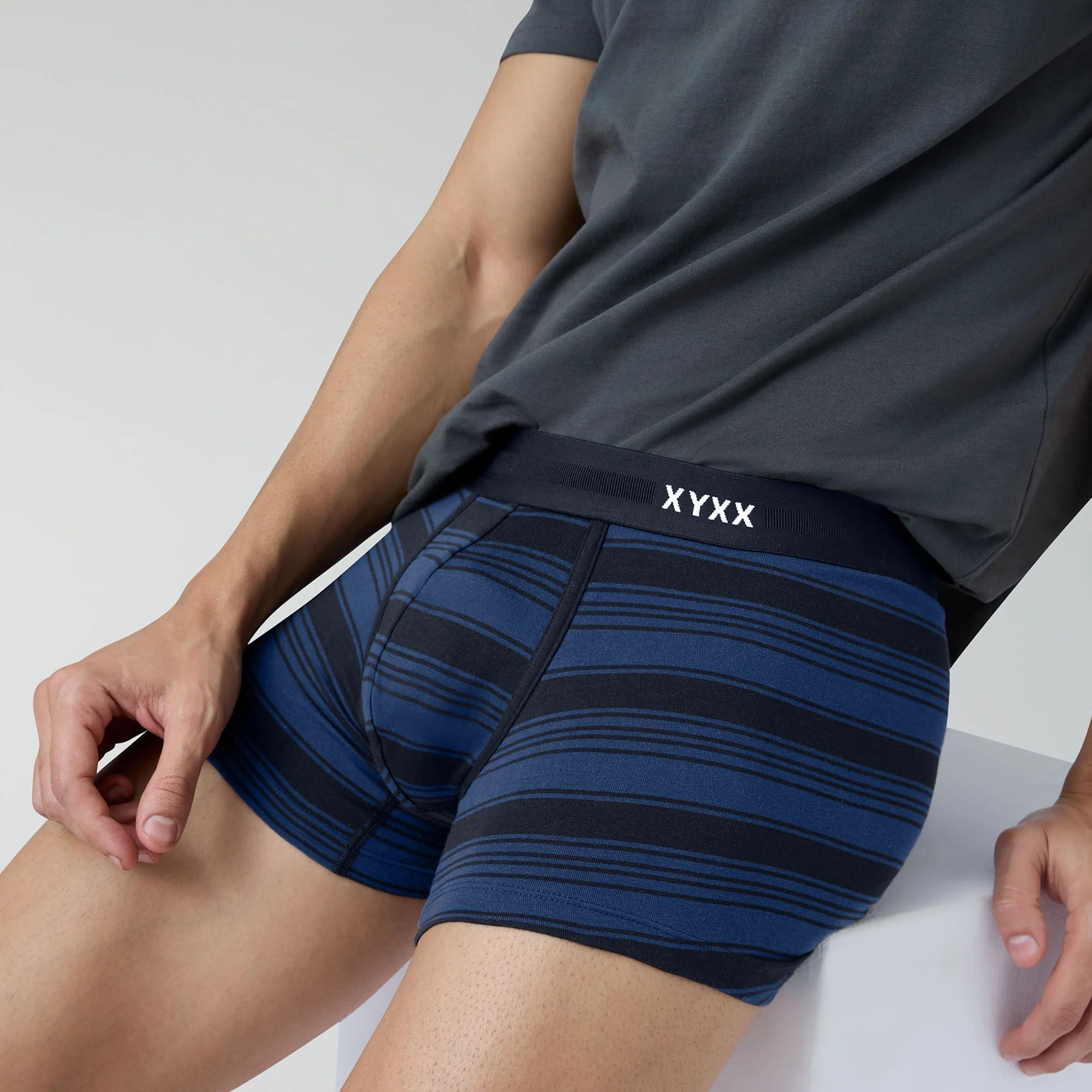 Streax Cotton Stretch Trunks Opal Blue