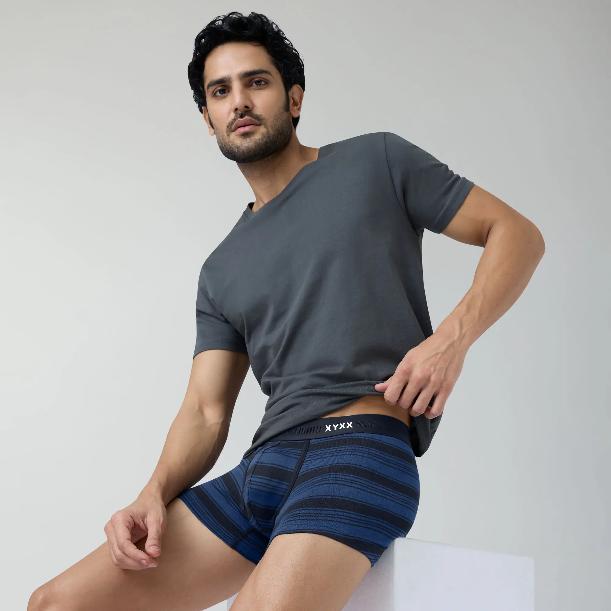 Streax Cotton Stretch Trunks Opal Blue - Image 4