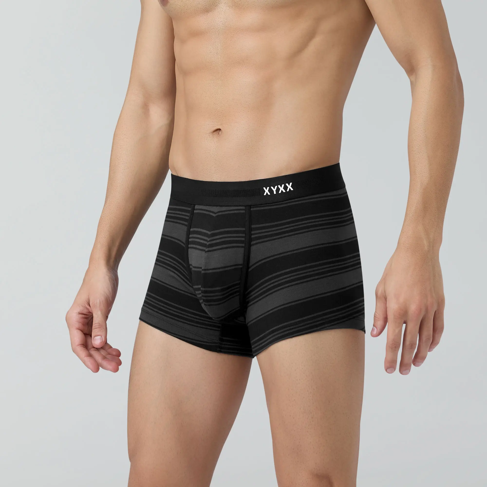 Streax Cotton Stretch Trunks Smoke Black - Image 5