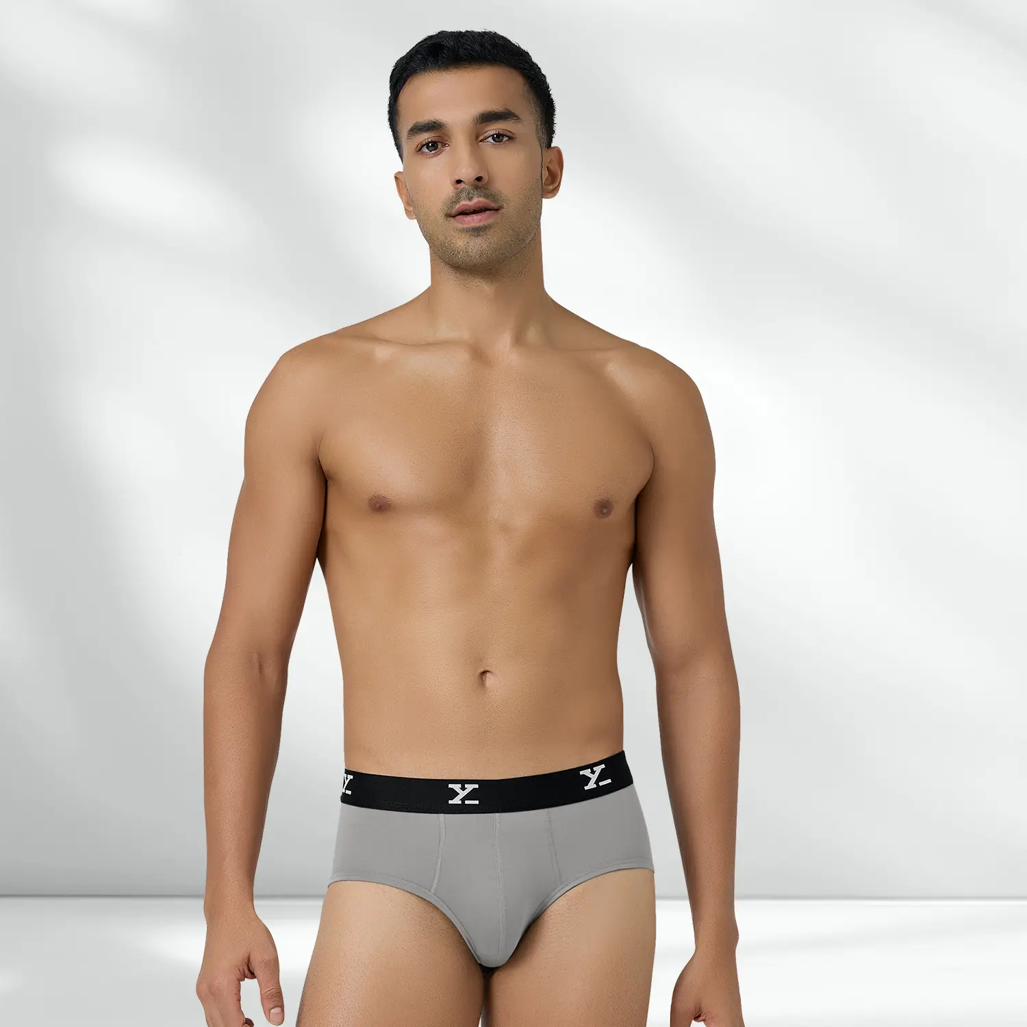 Ace Modal Briefs Heather Grey - Image 5