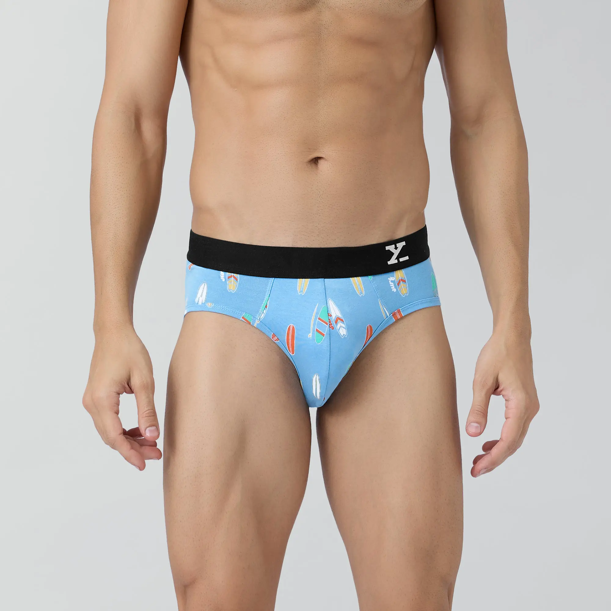 Surf Cotton Stretch Briefs Surfboard Blue - Image 2