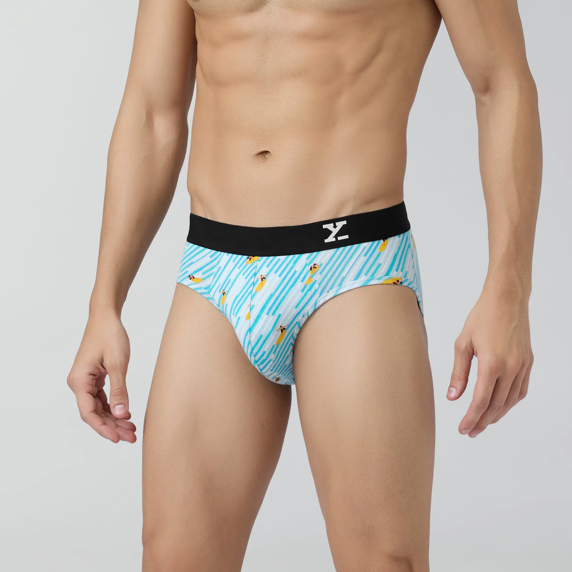 Surf Cotton Stretch Briefs Surfer Blue - Image 5