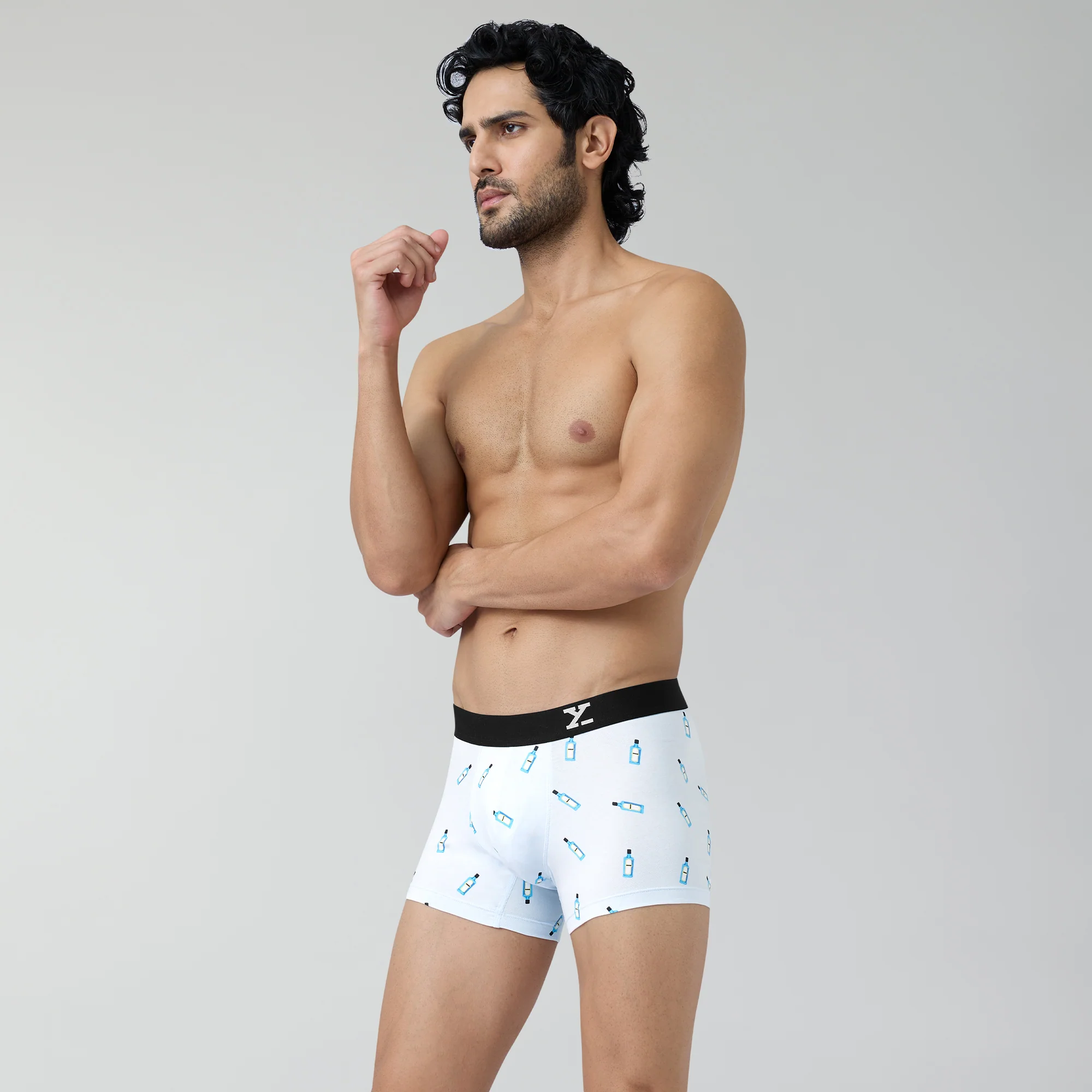 Prints For You Trunks Gin Blue - Image 5