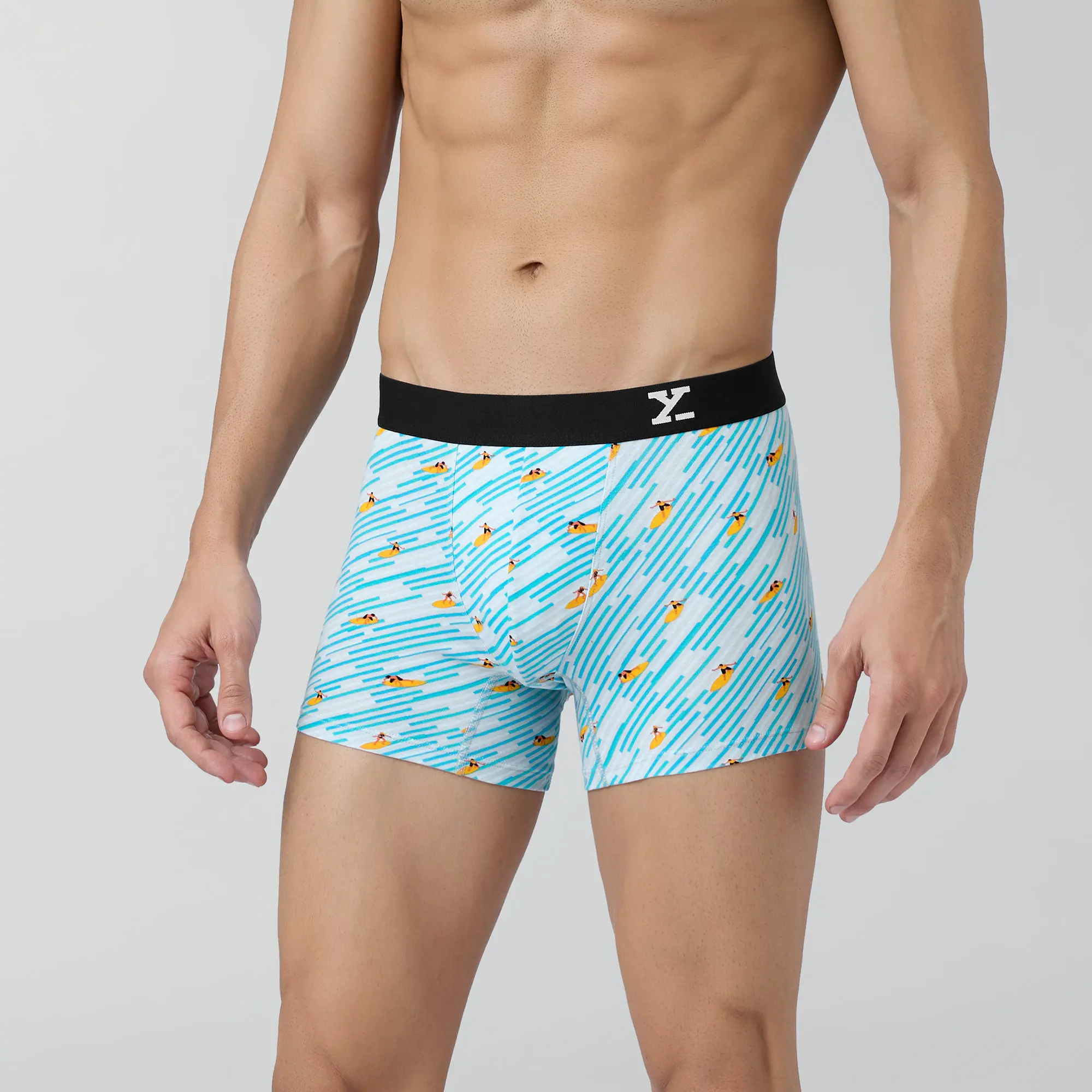 Prints For You Trunks Blue - Image 5