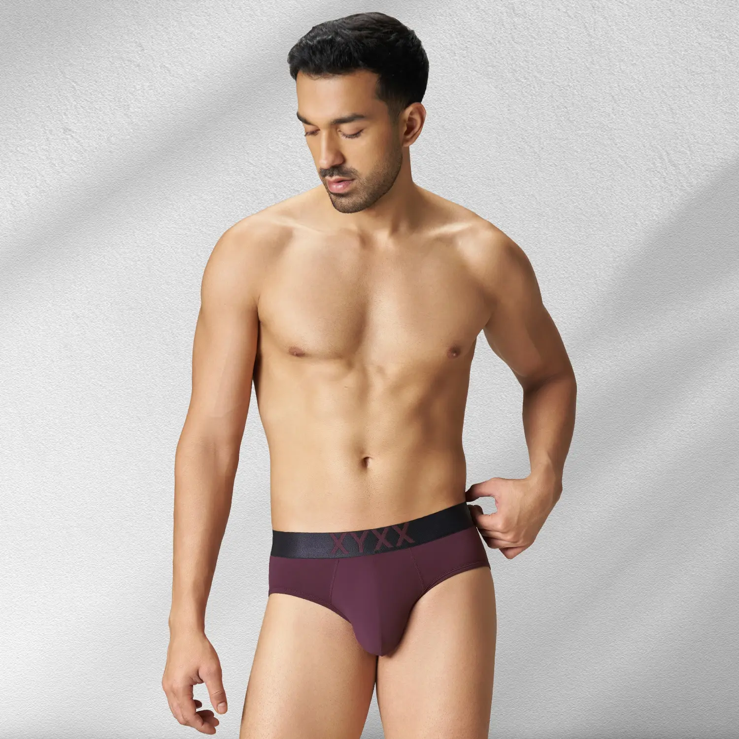 Alpha Tactel Briefs - Auburn Red