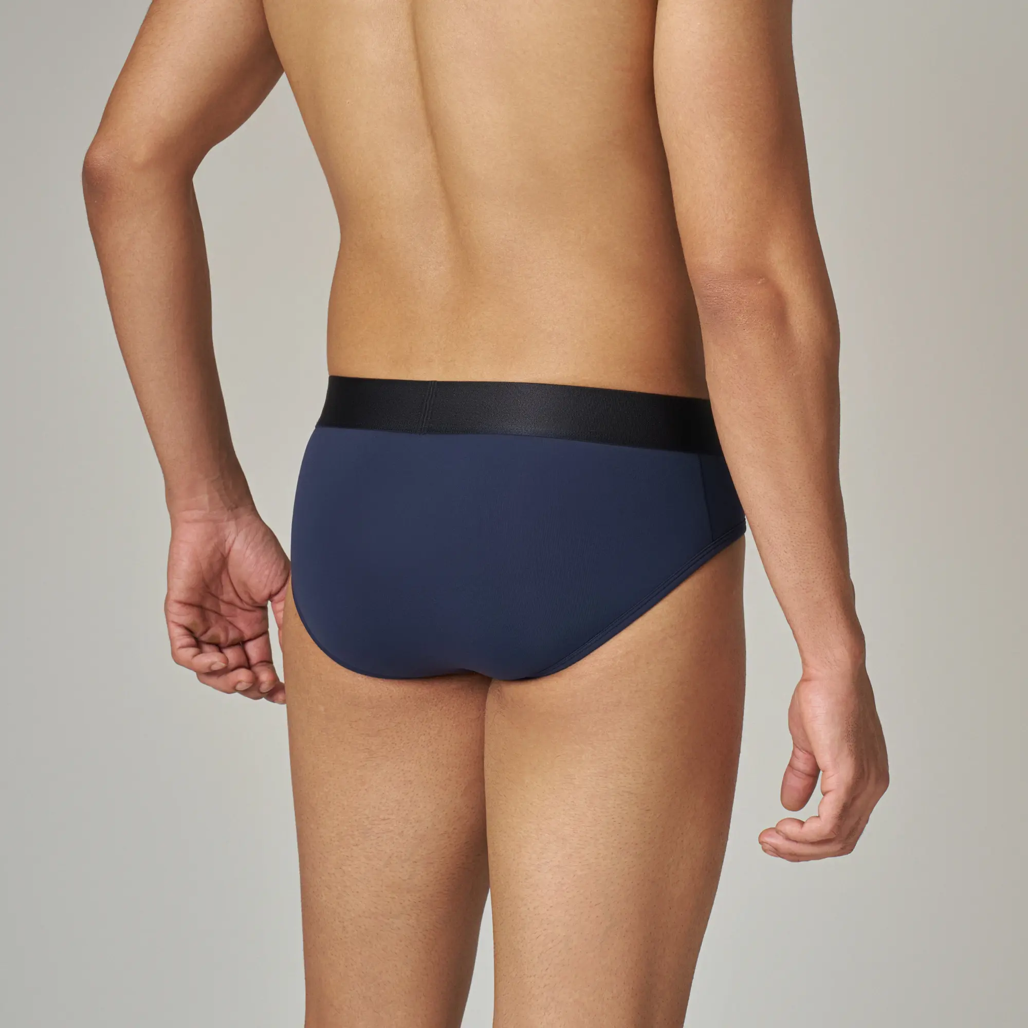 Alpha Tactel Briefs - Navy Blue - Image 5