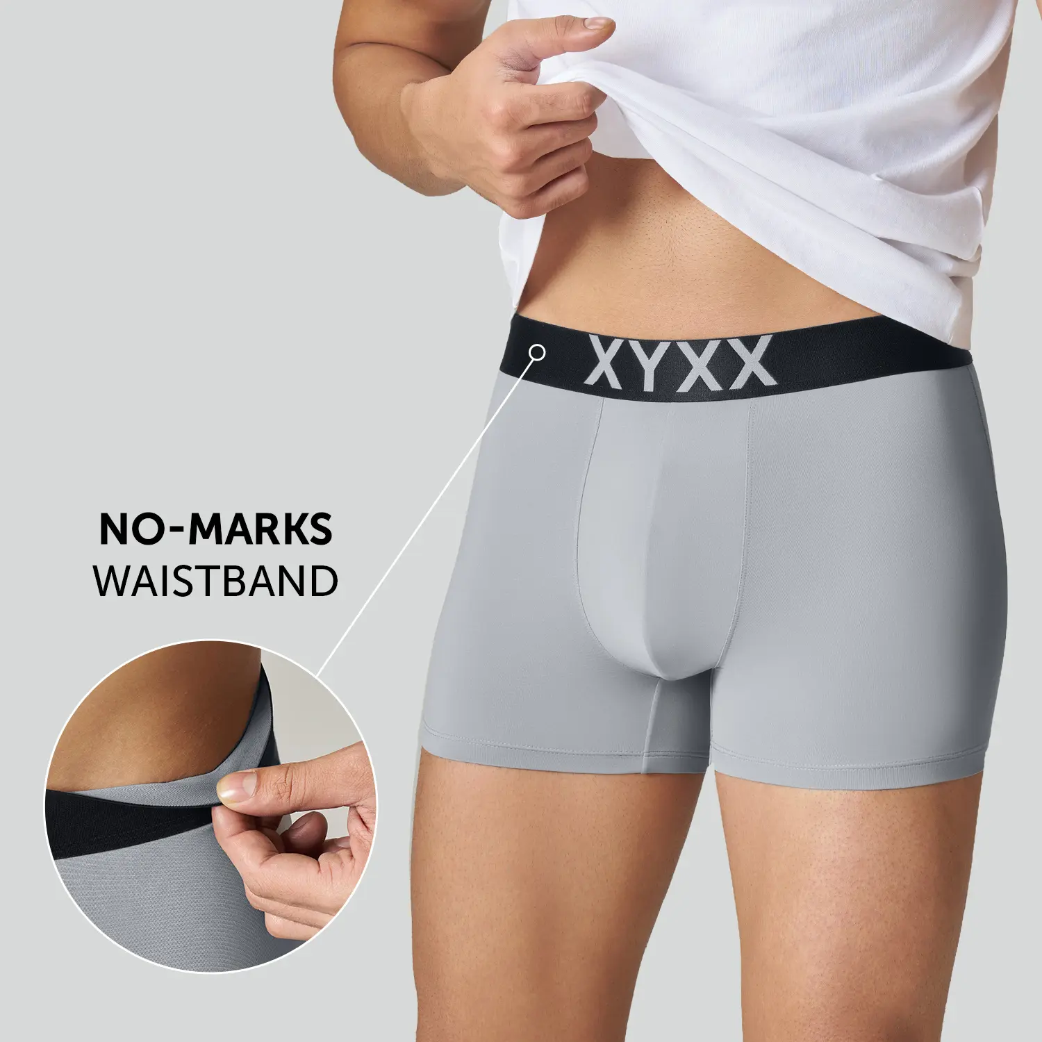 Alpha Tactel Trunks - Ash Grey - Image 3