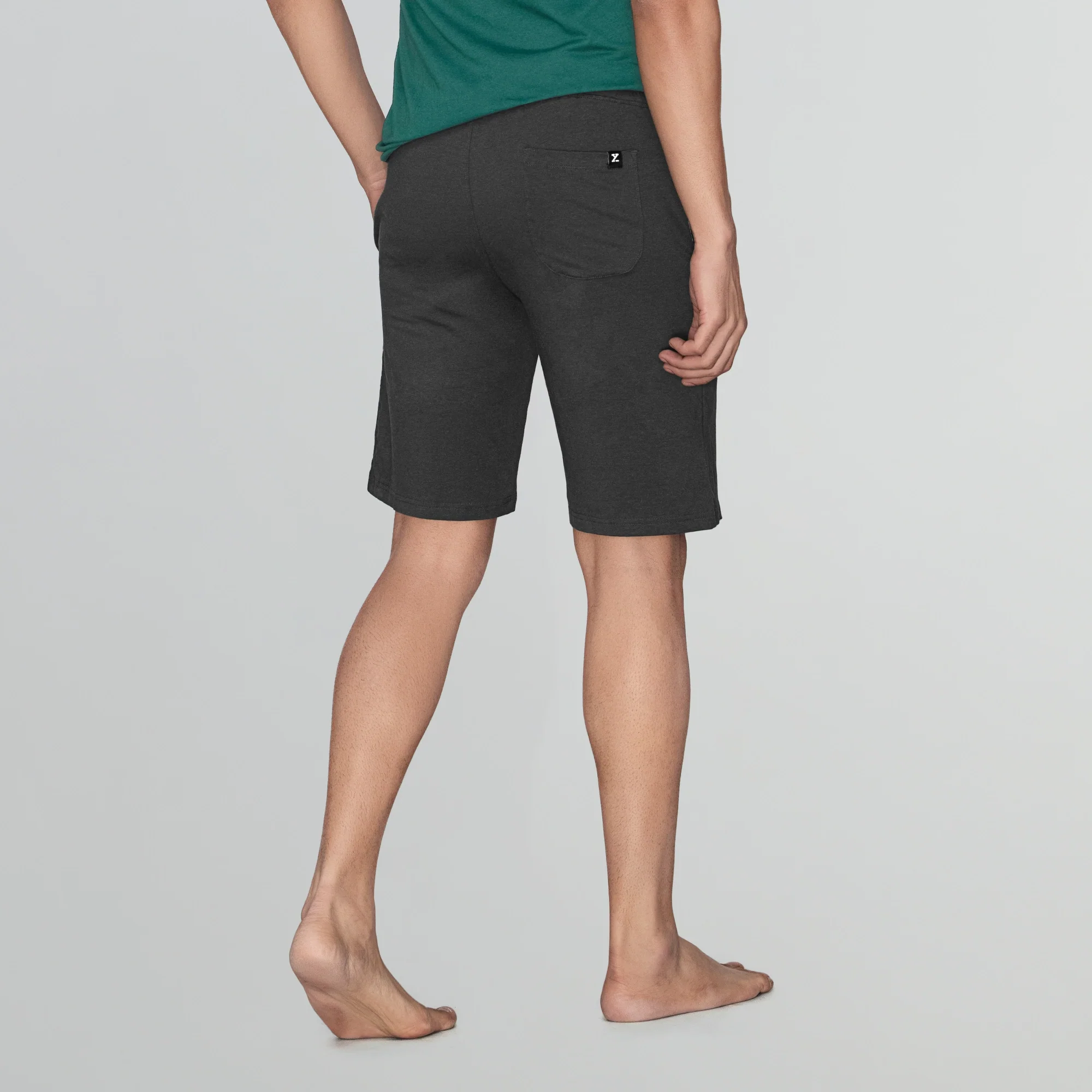 Ace Modal-Cotton Shorts Graphite Grey - Image 5