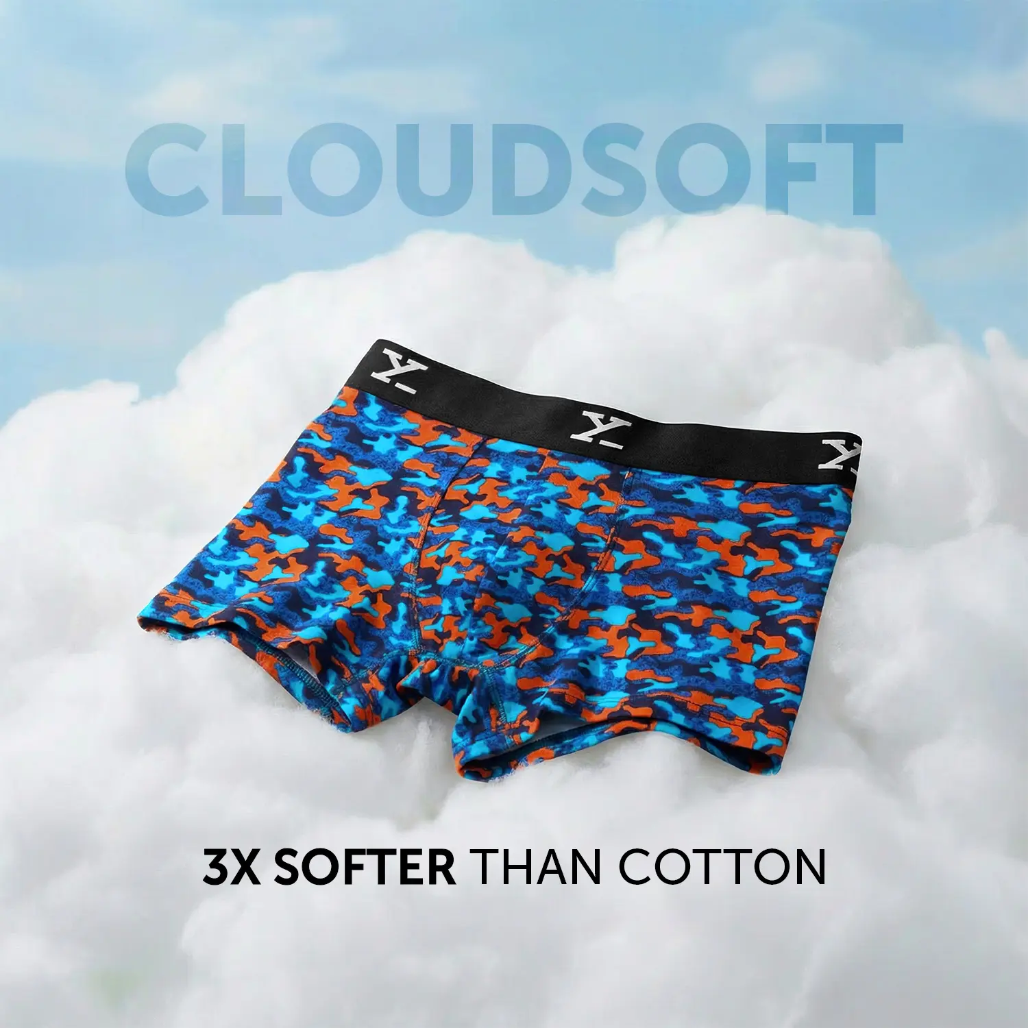 Prints For You Trunks Blue - Image 2
