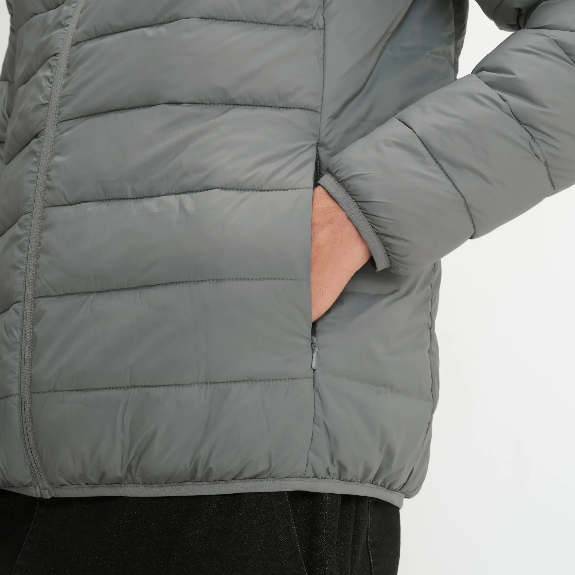 Ultra-Light Puffer Jacket - Ash Grey - Image 5