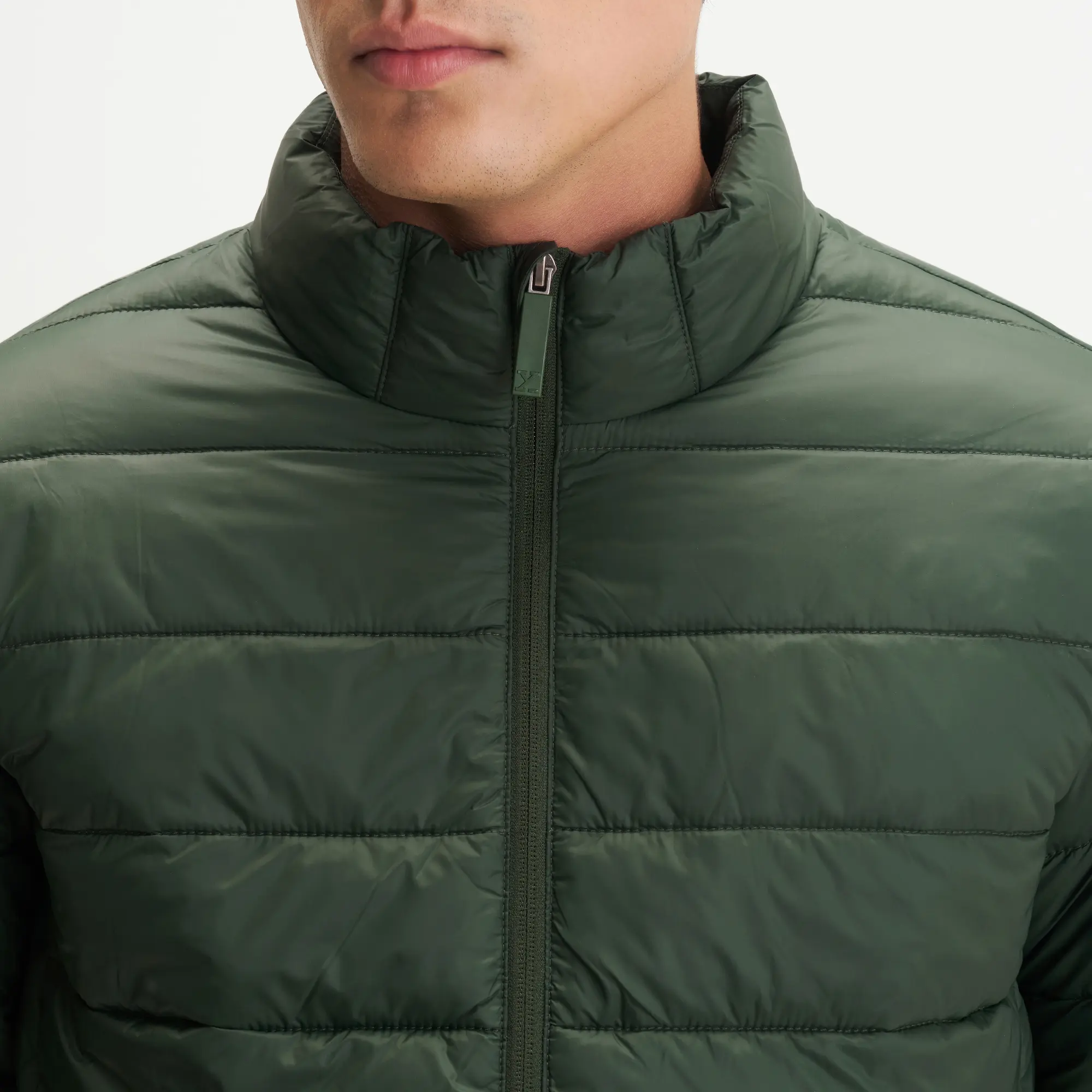 Ultra-Light Puffer Jacket - Olive Green - Image 5