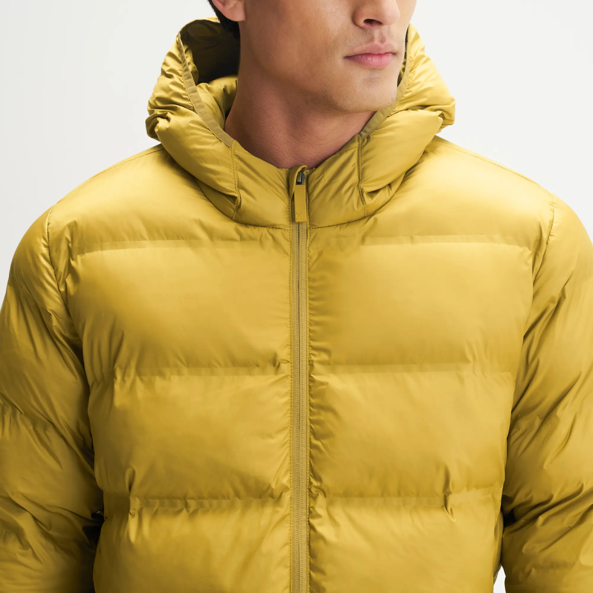 Ultra-Warm Puffer Jacket - Ochre Yellow - Image 5