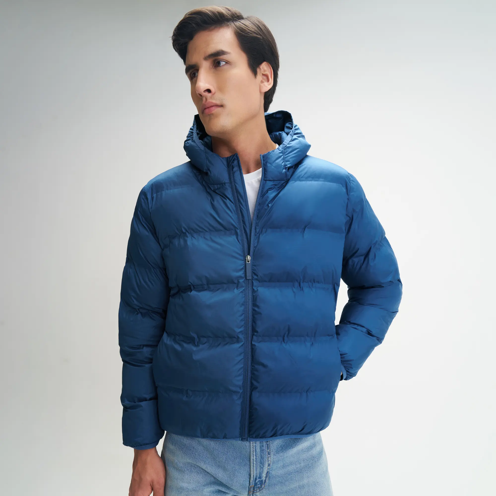 Ultra-Warm Puffer Jacket - Royal Blue