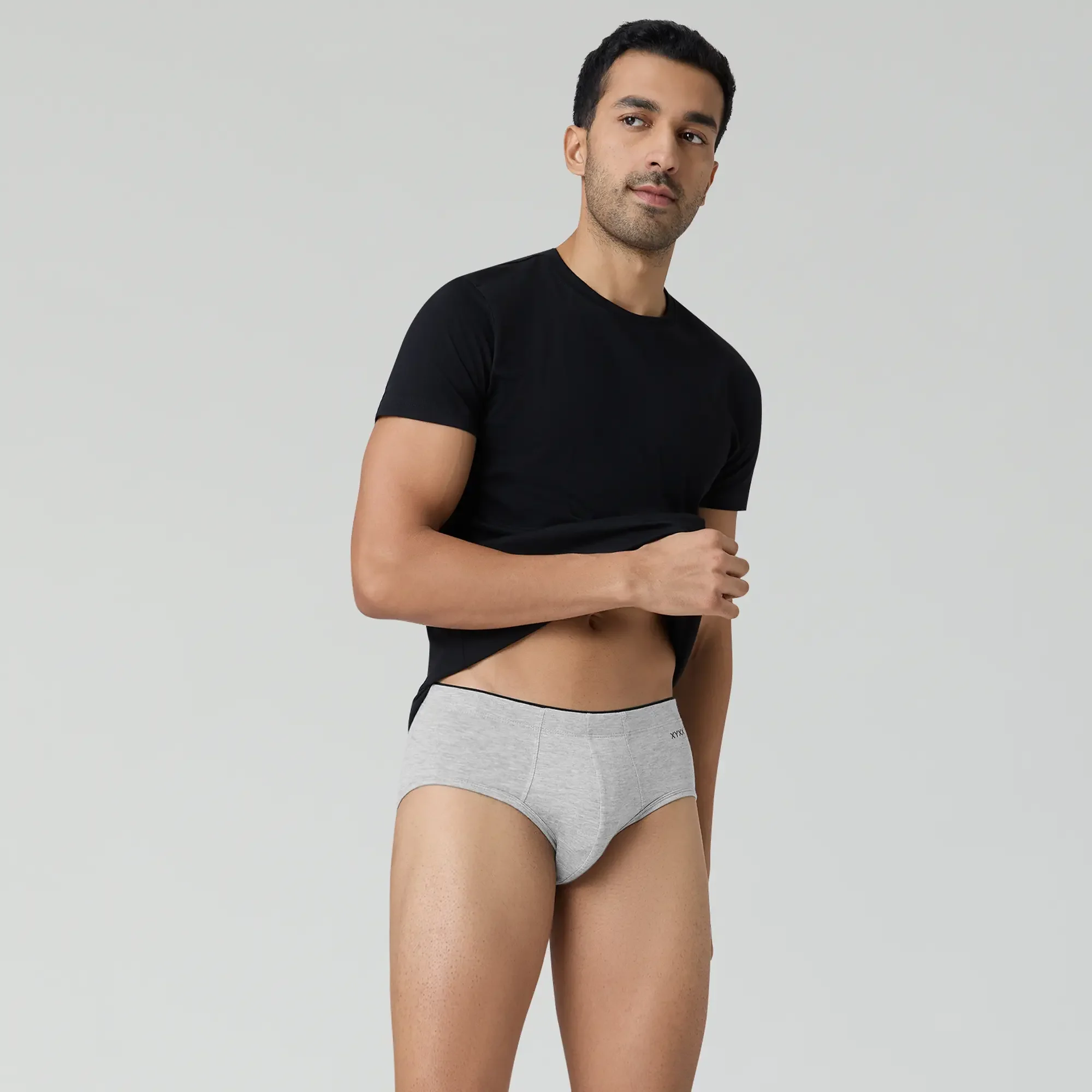 Uno Medley Modal Briefs Icy Grey - Image 5