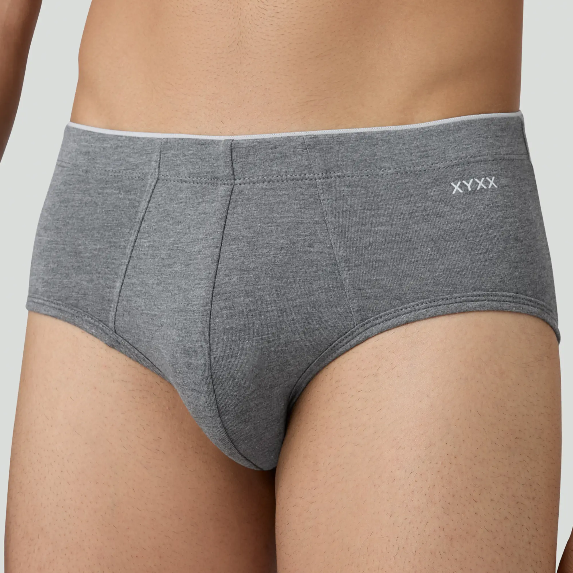 Uno Medley Modal Briefs Stone Grey - Image 4