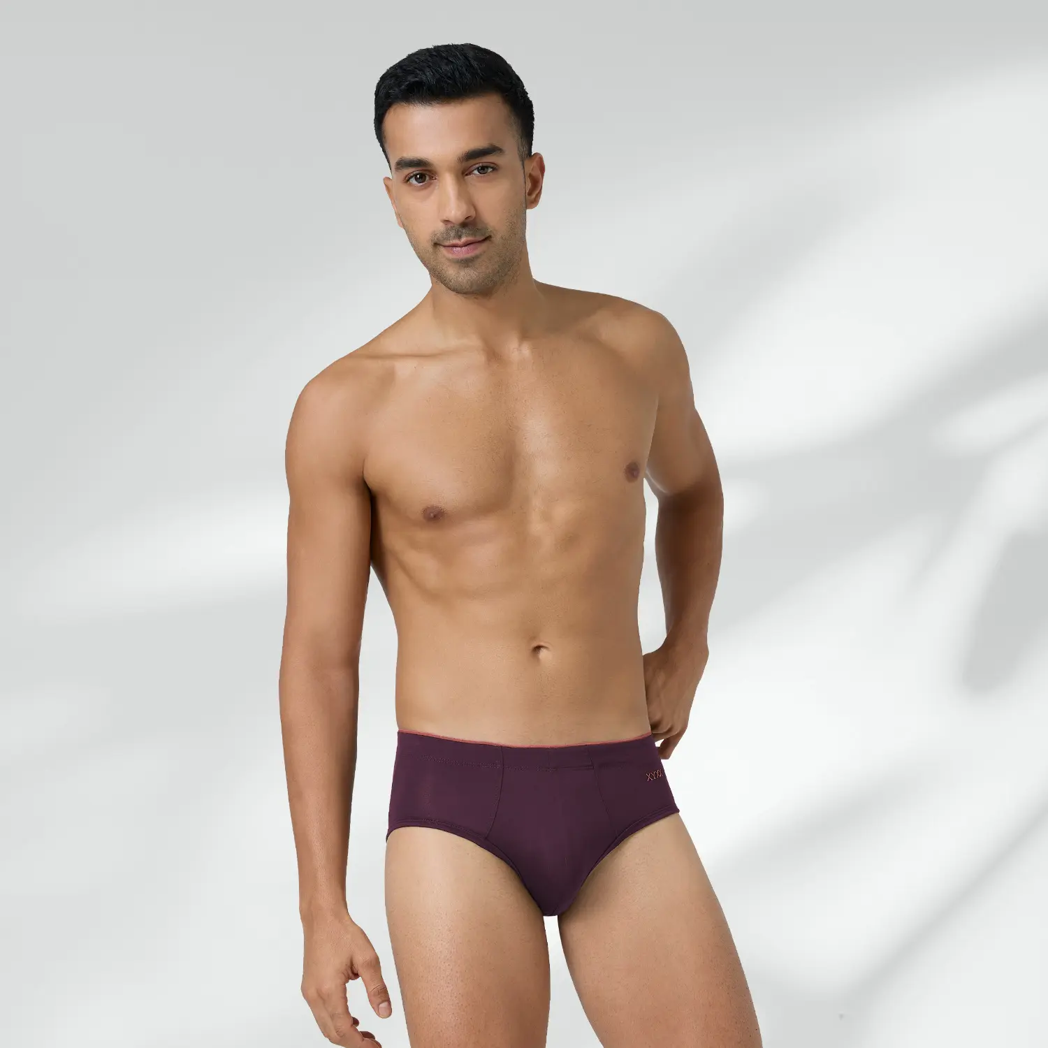 Uno Modal Briefs - Plum Red