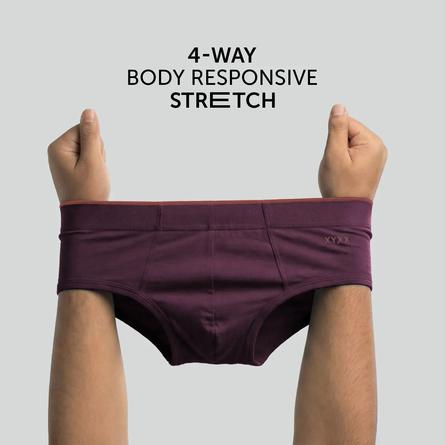 Uno Modal Briefs - Plum Red - Image 3