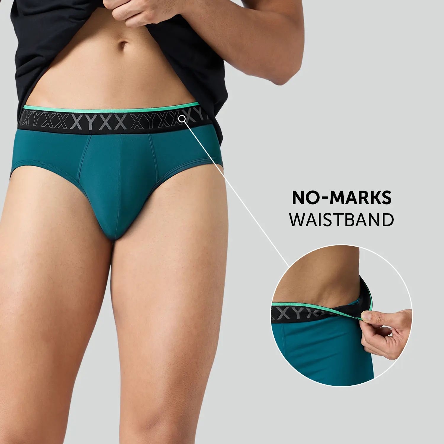 Zest Tactel Briefs Pacific Green - Image 4