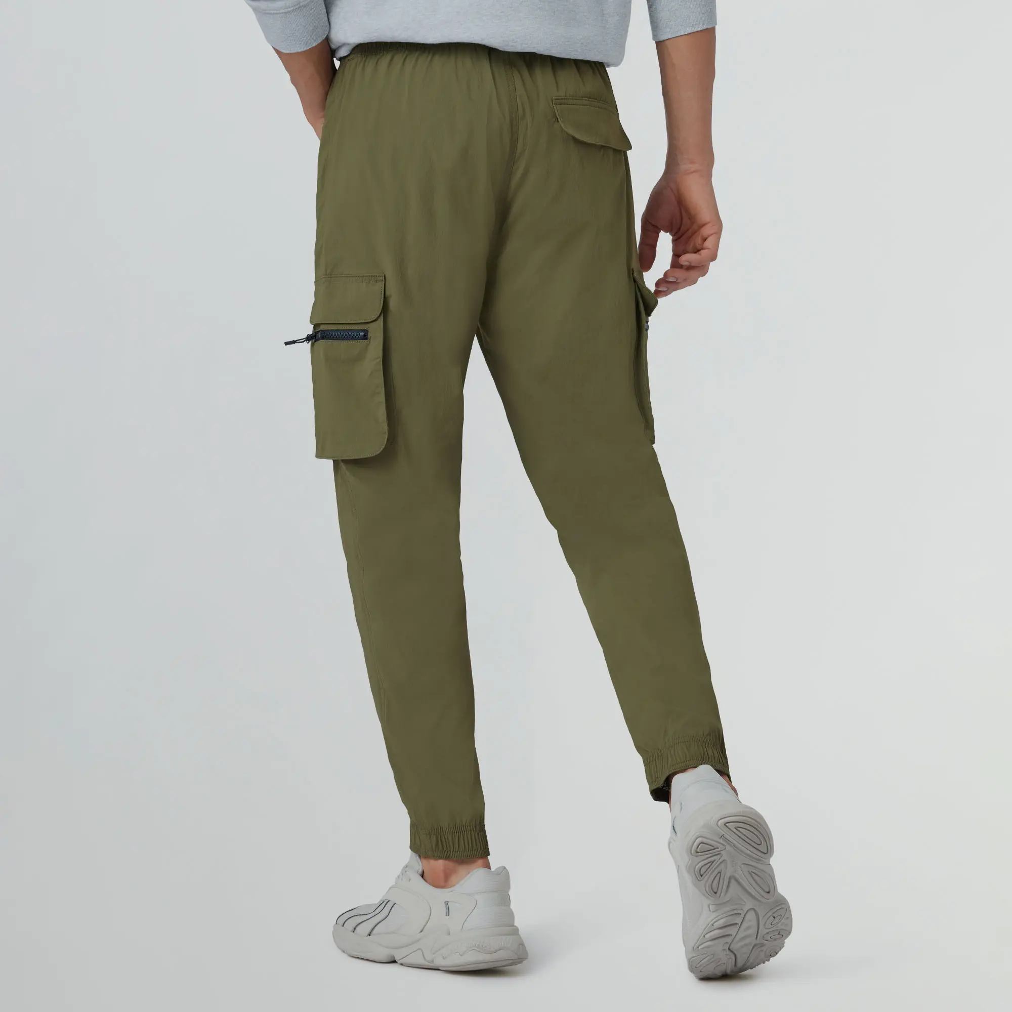Moveo Cargo Joggers Olive Green - Image 4