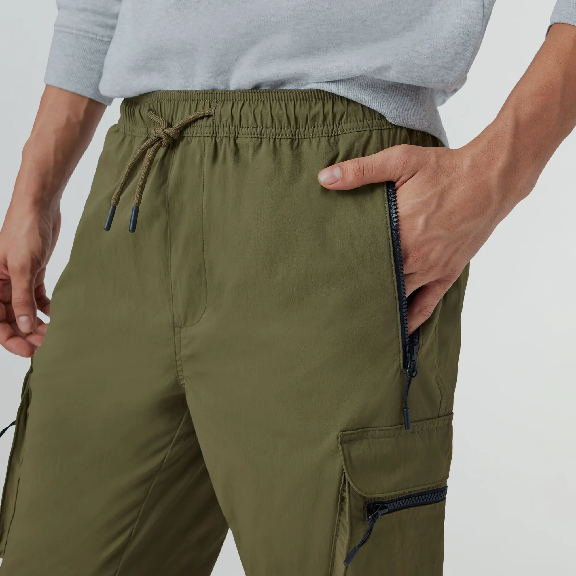 Moveo Cargo Joggers Olive Green - Image 5
