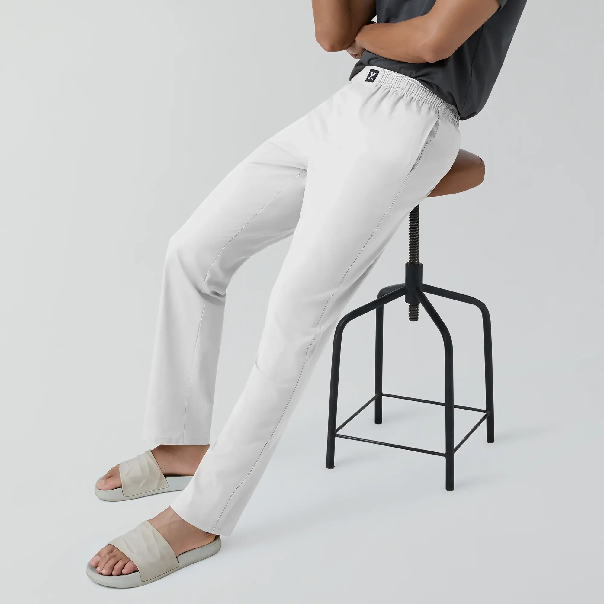 Pace Cotton Pyjamas Polar White
