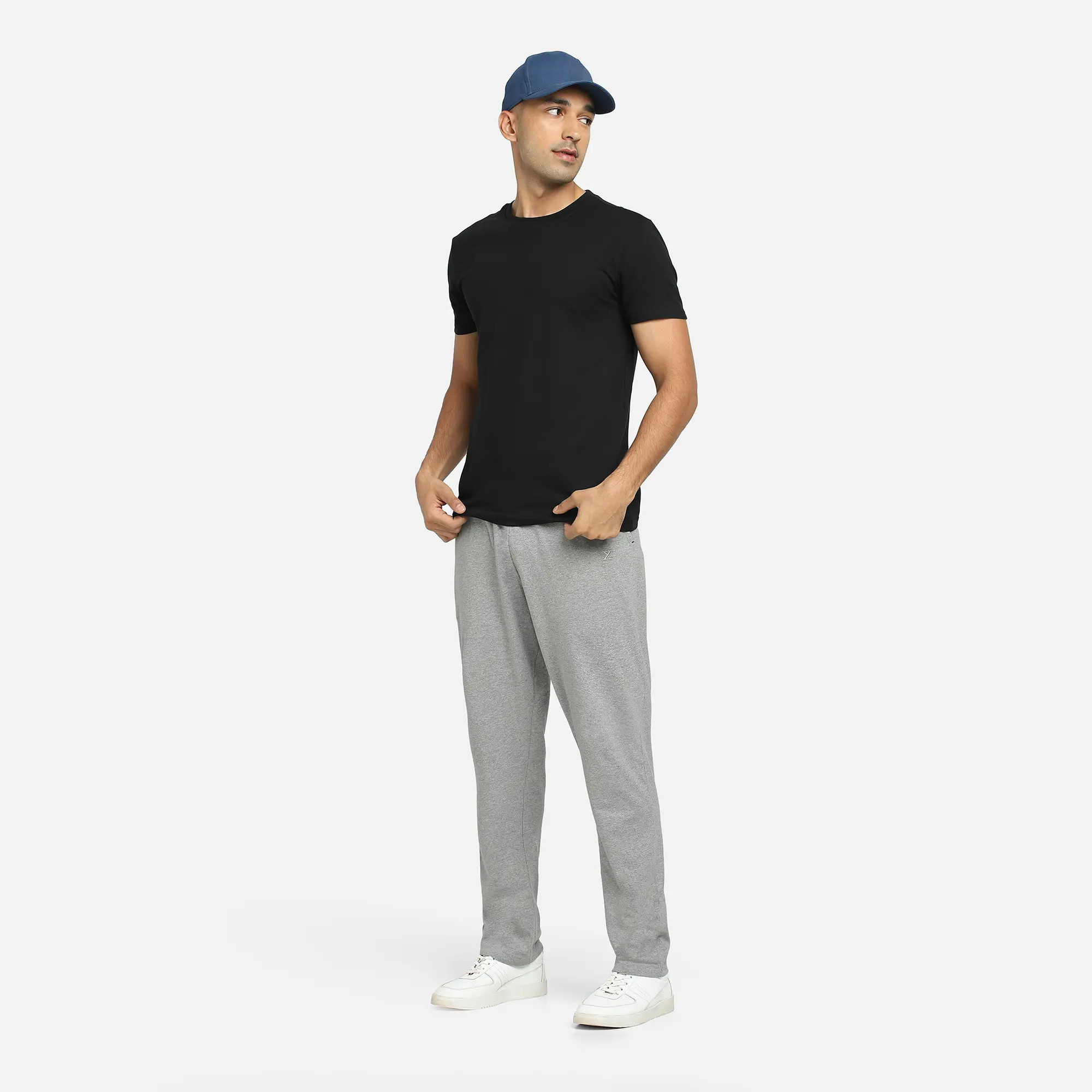 Pace Cotton Rich Track Pants Frost Grey - Image 4