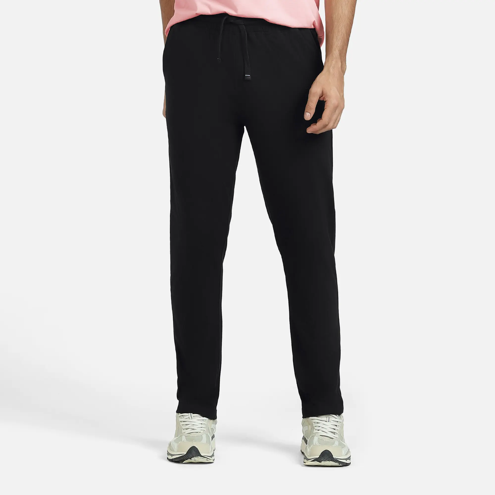 Pace Cotton Rich Track Pants Pitch Black