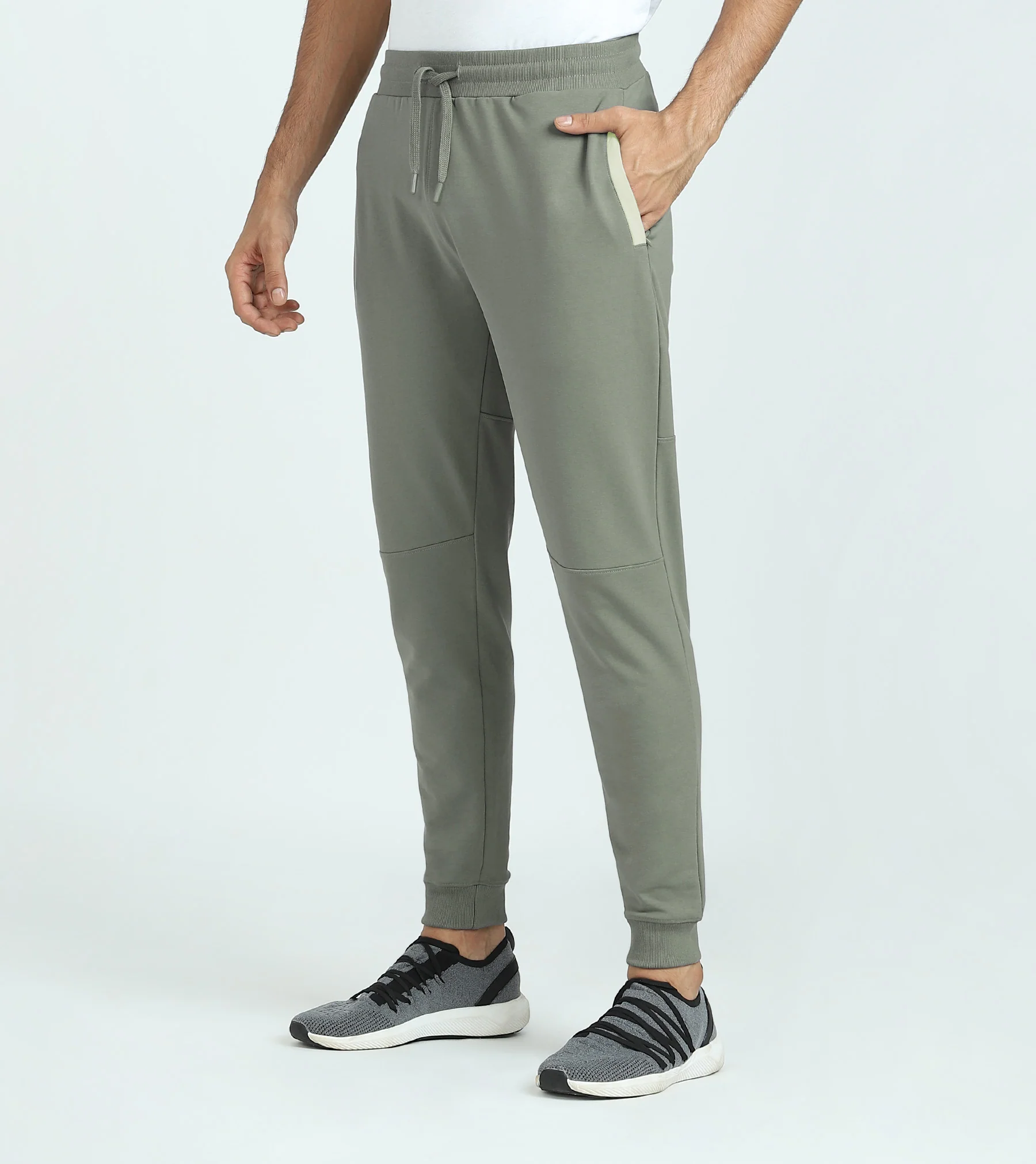 Quest French Terry Cotton Hoodie And Joggers Co-ord Set Butter White - Image 4