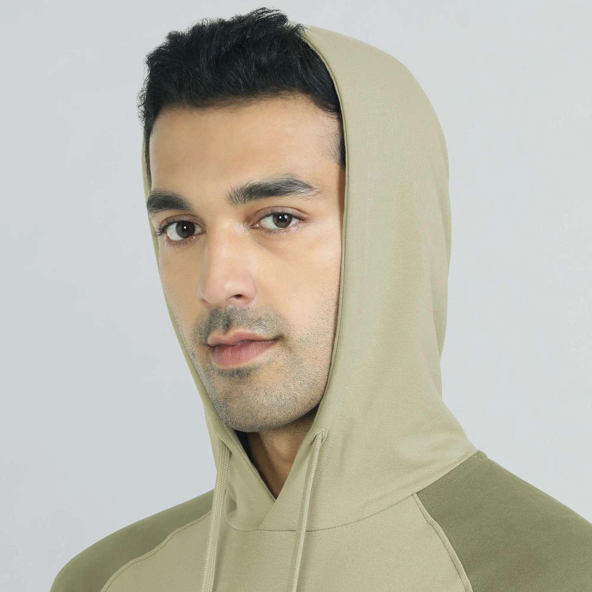 Quest French Terry Cotton Hoodies Tea White - Image 6