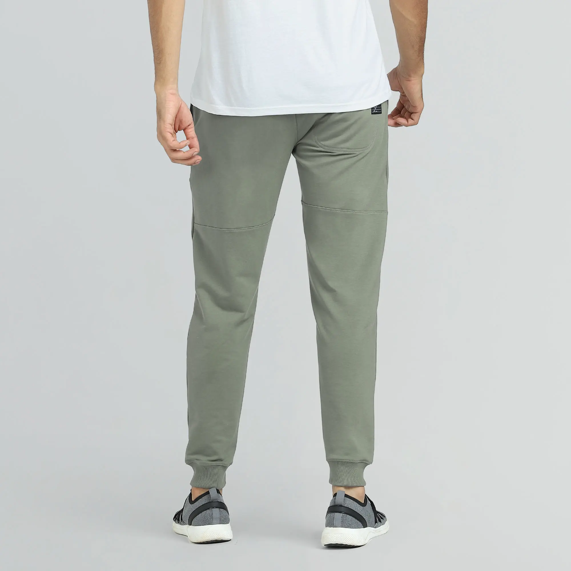 Quest French Terry Cotton-Blend Joggers Butter White - Image 5