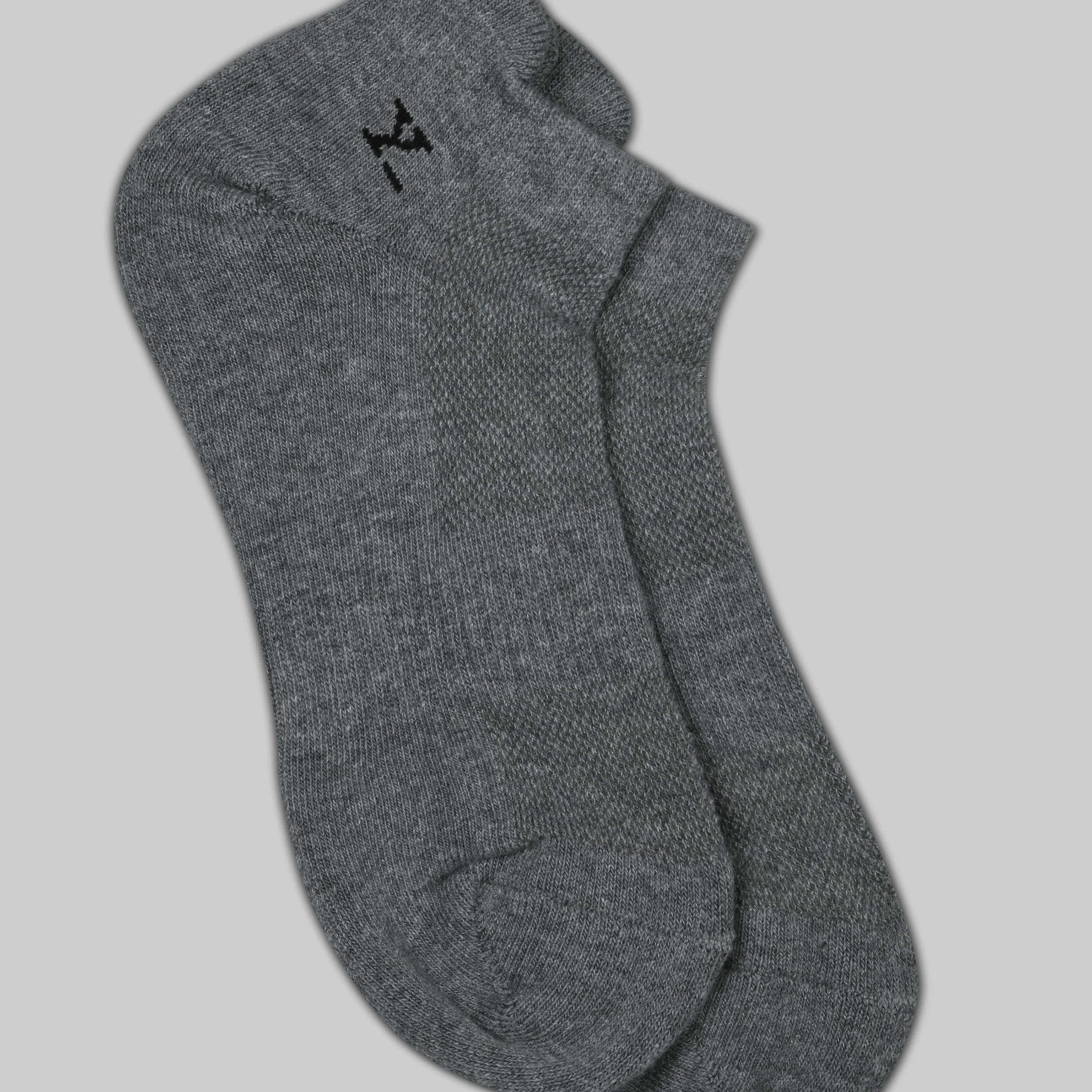 Uno Cotton Stretch Blend Socks Icy Grey - Image 4
