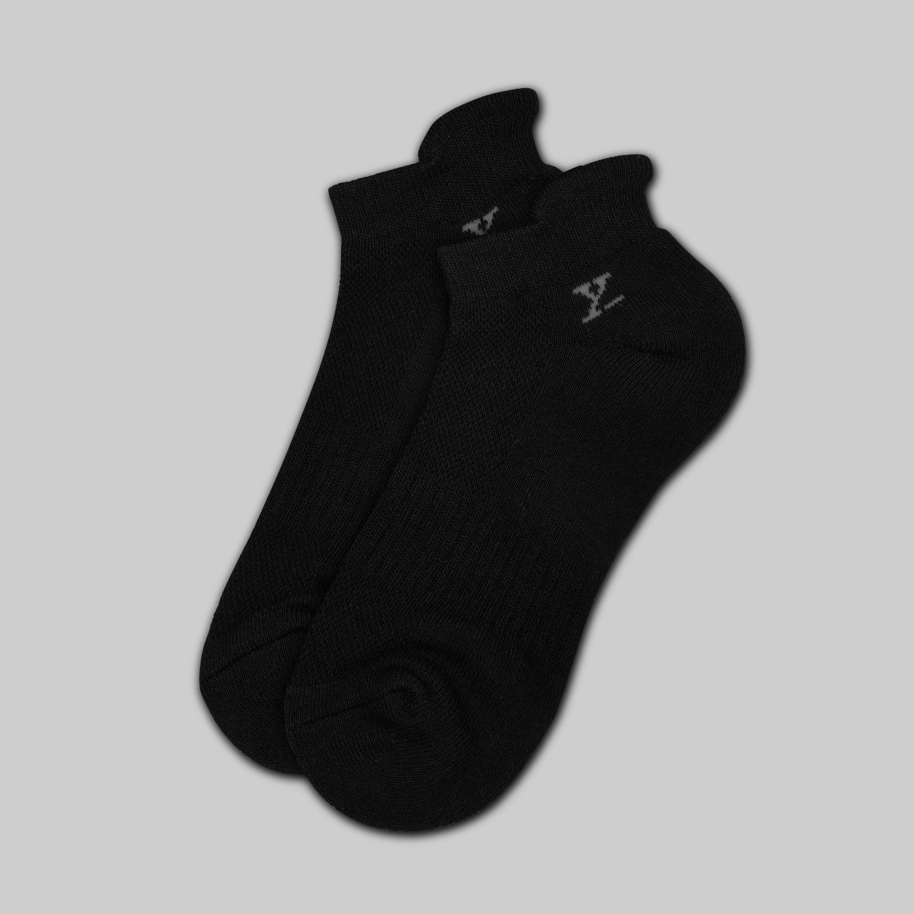 Uno Cotton Stretch Blend Socks Pitch Black - Image 3