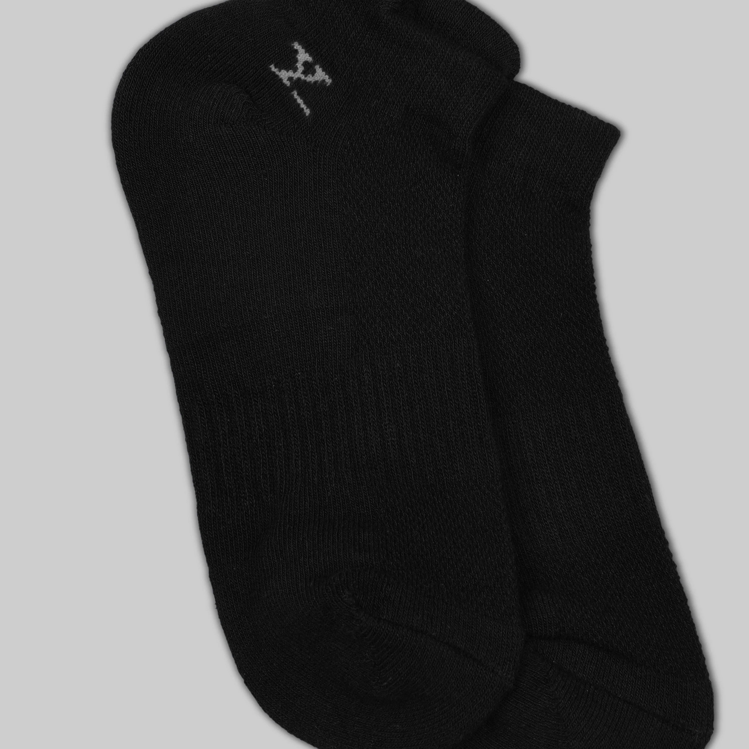 Uno Cotton Stretch Blend Socks Pitch Black - Image 4