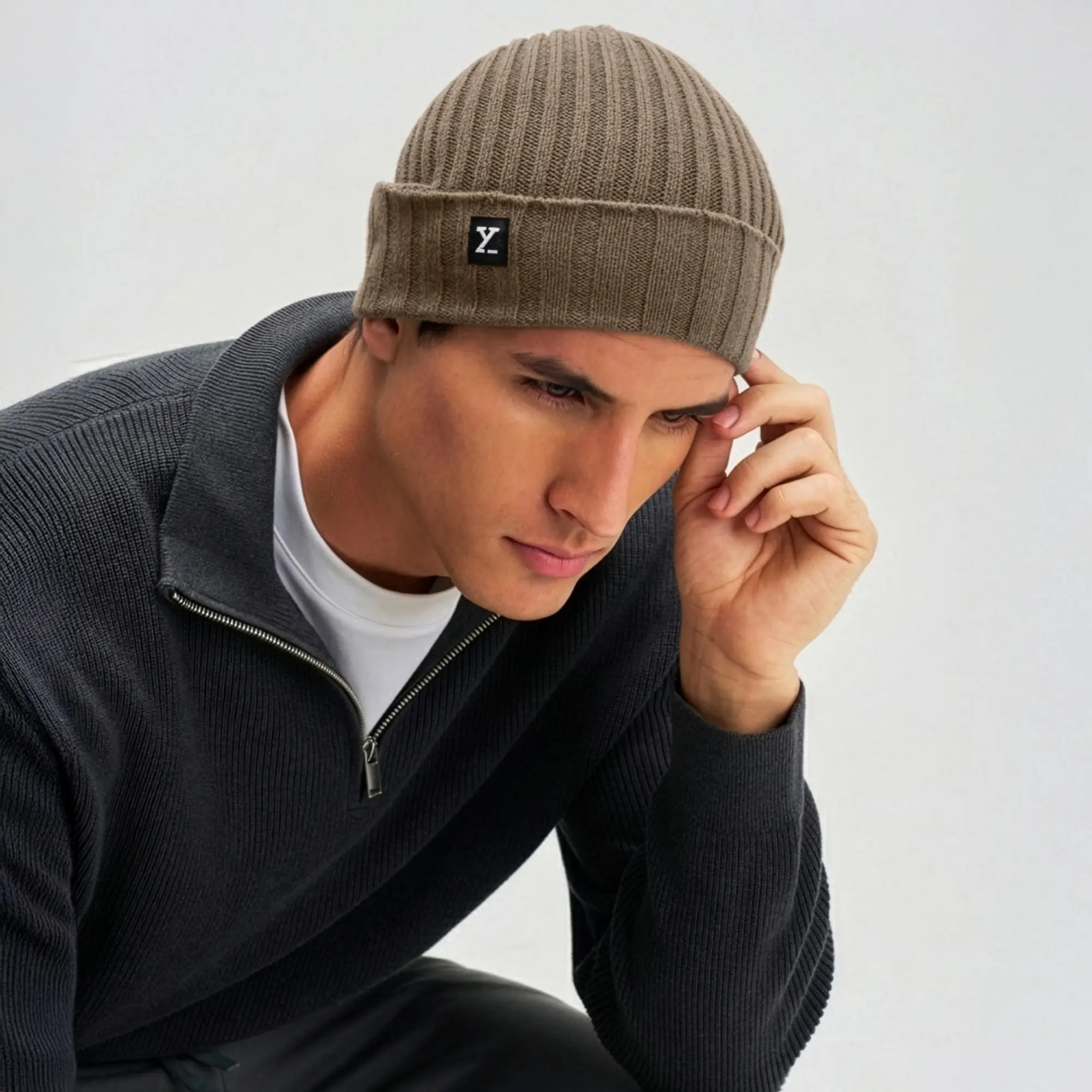 Winter Beanie - Nutty Brown - Image 5