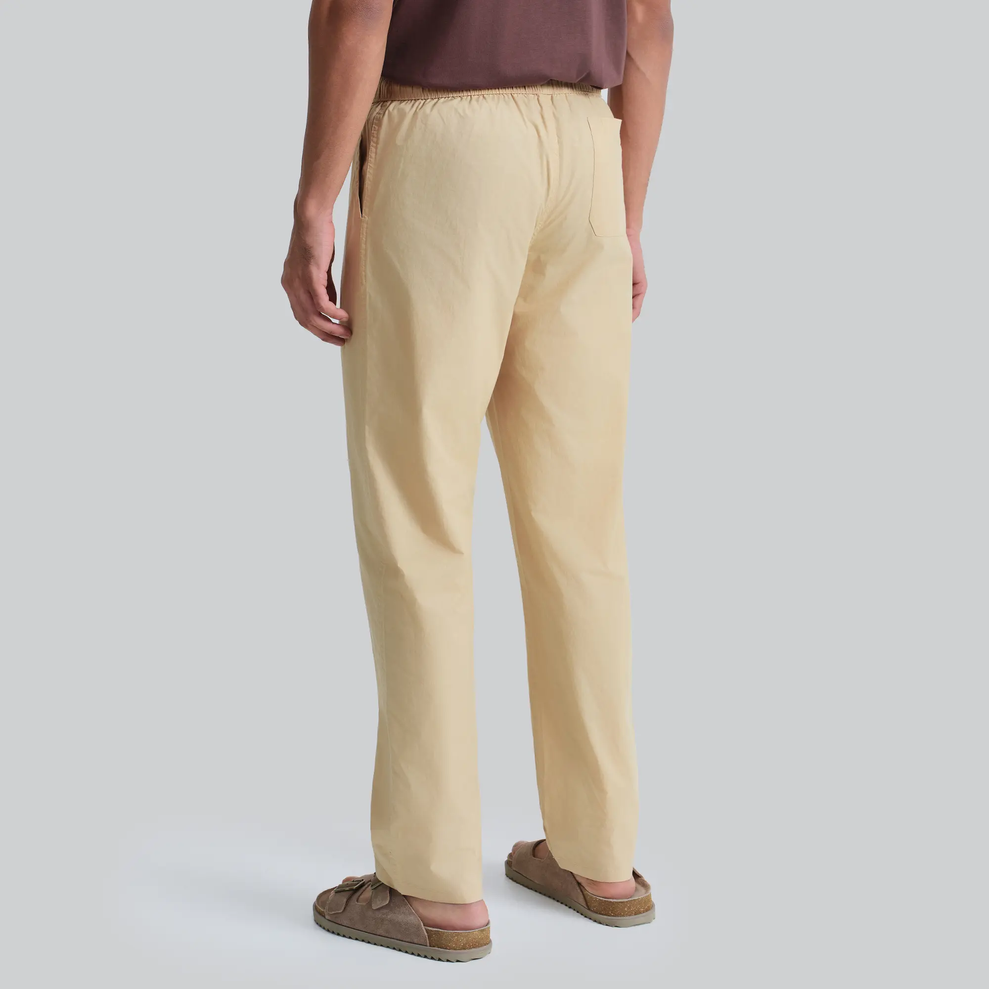 Zen Cotton Easy Pants Dune Brown - Image 3
